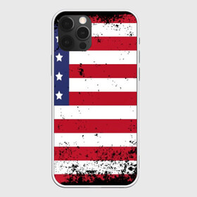 Чехол для iPhone 12 Pro Max с принтом США в Курске, Силикон |  | Тематика изображения на принте: usa | абстракция | америка | американский | герб | звезды | краска | символика сша | страны | сша | флаг | штаты