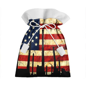 Подарочный 3D мешок с принтом USA URBAN в Курске, 100% полиэстер | Размер: 29*39 см | usa | абстракция | америка | американский | герб | звезды | краска | символика сша | страны | сша | флаг | штаты