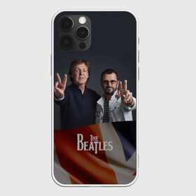 Чехол для iPhone 12 Pro с принтом The Beatles в Курске, силикон | область печати: задняя сторона чехла, без боковых панелей | Тематика изображения на принте: england | flag | group | music | rock | the beatles | битлз | группа | музыка