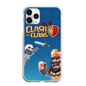 Чехол для iPhone 11 Pro матовый с принтом Clash of Clans в Курске, Силикон |  | Тематика изображения на принте: base | clan wars | coc | hall | hog rider | royale | town | trap | база | гоблин | золото | клеш оф кленс | кок | крепость | кристаллы | трофей | эликсир