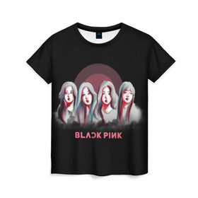 Женская футболка 3D с принтом BlackPink в Курске, 100% полиэфир ( синтетическое хлопкоподобное полотно) | прямой крой, круглый вырез горловины, длина до линии бедер | black | blackpink | chae | jennie | jisoo | k pop | kim | lalisa | lisa | manoban | park | pink | rose | young | дженни | джису | ён | ким | лалиса | лиса | манобан | пак | розэ | че
