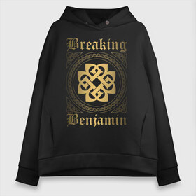 Женское худи Oversize хлопок с принтом Breaking Benjamin в Курске, френч-терри — 70% хлопок, 30% полиэстер. Мягкий теплый начес внутри —100% хлопок | боковые карманы, эластичные манжеты и нижняя кромка, капюшон на магнитной кнопке | breaking benjamin | dark before dawn | dear agony | phobia | saturate | we are not alone | бенджамин бернли | группы | метал | музыка | рок | хард рок