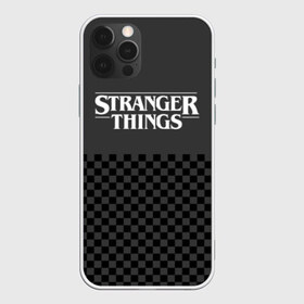 Чехол для iPhone 12 Pro Max с принтом STRANGER THINGS Gray в Курске, Силикон |  | 11 | 3 сезон | eleven | logo | netflix | stranger | things | дела | крайне | лого | логотип | одинадцать | одиннадцать | очень | события | странные | стренджер