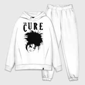 Мужской костюм хлопок OVERSIZE с принтом The Cure в Курске,  |  | cure | robert james smith | the cure | готик рок | группы | музыка | постпанк | роберт смит | рок