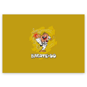 Поздравительная открытка с принтом Каратэ в Курске, 100% бумага | плотность бумаги 280 г/м2, матовая, на обратной стороне линовка и место для марки
 | Тематика изображения на принте: каратэ