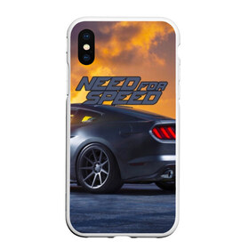 Чехол для iPhone XS Max матовый с принтом Need for Speed в Курске, Силикон | Область печати: задняя сторона чехла, без боковых панелей | games | most | nfs mw | off | payback | racing | rip | wanted | авто | вип | гонки | жажда скорости | класс | машины | нид | симулятор | фор