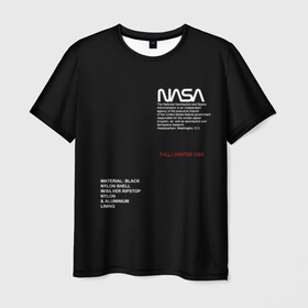 Мужская футболка 3D с принтом NASA | НАСА в Курске, 100% полиэфир | прямой крой, круглый вырез горловины, длина до линии бедер | galaxy | nasa | space | space company | star | астрономия | галактика | звезды | космическая компания | космос | наса