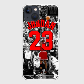 Чехол для iPhone 13 с принтом MICHAEL JORDAN | 23 | МАЙКЛ ДЖОРДАН в Курске,  |  | 23 | bulls | chicago bulls | jordan | logo | michael jordan | nba | paris saint germain | psg | red | sport | быки | джордан | лого | майкл джордан | псг | спорт | чигаго буллс