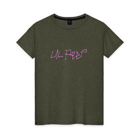 Женская футболка хлопок с принтом LIL PEEP (НА СПИНЕ) в Курске, 100% хлопок | прямой крой, круглый вырез горловины, длина до линии бедер, слегка спущенное плечо | lil peep | lil prince | logo | music | rap | зарубежная музыка | зарубежные | лил пип | лого | маленький принц | музыка | реп