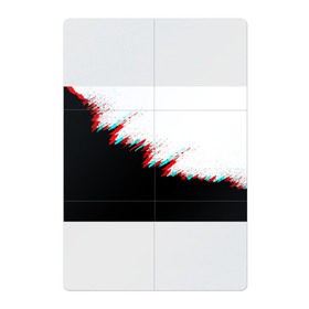 Магнитный плакат 2Х3 с принтом КРАСКА И НИЧЕГО ЛИШНЕГО в Курске, Полимерный материал с магнитным слоем | 6 деталей размером 9*9 см | abstract | colors | glitch | lines | paints | pattern | stripes | texture | абстракция | глитч | краски | полосы | узор