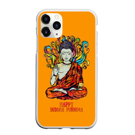 Чехол для iPhone 11 Pro Max матовый с принтом Happy Buddha Purnima в Курске, Силикон |  | buddha | golden | happy | indian | kesa | lotus | monk | orange | ornament | pattern | pose | religion | shakyamuni | spiritual | te | будда | буддизм | духовный | золотой | индийский | кашая | кэса | лотос | оранжевый | орнамент | основатель | по