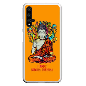 Чехол для Honor 20 с принтом Happy Buddha Purnima в Курске, Силикон | Область печати: задняя сторона чехла, без боковых панелей | buddha | golden | happy | indian | kesa | lotus | monk | orange | ornament | pattern | pose | religion | shakyamuni | spiritual | te | будда | буддизм | духовный | золотой | индийский | кашая | кэса | лотос | оранжевый | орнамент | основатель | по