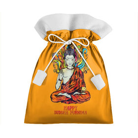 Подарочный 3D мешок с принтом Happy Buddha Purnima в Курске, 100% полиэстер | Размер: 29*39 см | buddha | golden | happy | indian | kesa | lotus | monk | orange | ornament | pattern | pose | religion | shakyamuni | spiritual | te | будда | буддизм | духовный | золотой | индийский | кашая | кэса | лотос | оранжевый | орнамент | основатель | по
