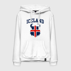 Мужская толстовка с принтом Исландия в Курске, френч-терри, мягкий теплый начес внутри (100% хлопок) | карман-кенгуру, эластичные манжеты и нижняя кромка, капюшон с подкладом и шнурком | iceland | iseland | исландия | сборная | сборная исландии | сборная исландии по футболу | сборные | форма | футбол | чемпионат мира по футболу