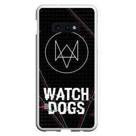 Чехол для Samsung S10E с принтом WATCH DOGS в Курске, Силикон | Область печати: задняя сторона чехла, без боковых панелей | action | ct os | ded sec | fox | gamer | glitch | hacker | player | watch dogs | watch dogs 2 | глитч | знак лиса | игра | компьютерная игра | хакер