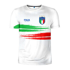 Мужская футболка 3D спортивная с принтом Сборная Италии в Курске, 100% полиэстер с улучшенными характеристиками | приталенный силуэт, круглая горловина, широкие плечи, сужается к линии бедра | italia | italy | squadra azzurra | италия | сборная италии | сборная италии по футболу | форма | футбольные сборные | чемпионат европы | чемпионат мира