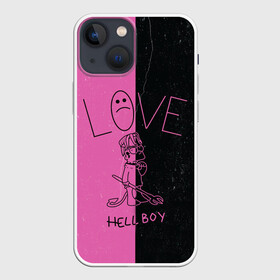 Чехол для iPhone 13 mini с принтом Lil Peep в Курске,  |  | awful things | gustav | lil peep | густав ор | клауд | клауд рэп | лил | лили | певец | пееп | пеп | пип | пост эмо | реп | репер | рэп | рэпер | трэп | хип | хип хоп | хоп | эмо трэп