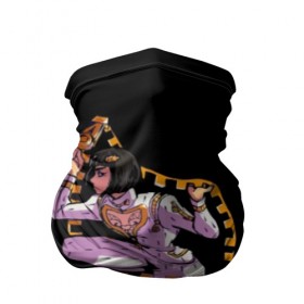 Бандана-труба 3D с принтом JoJo Bizarre Adventure в Курске, 100% полиэстер, ткань с особыми свойствами — Activecool | плотность 150‒180 г/м2; хорошо тянется, но сохраняет форму | anime | aureo | jojo | jojos | jojos bizarre adventure | vento | боевик | джоджо | иероглиф | манга | приключения | стиль | ужасы | фэнтези | япония