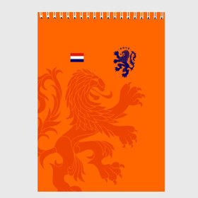 Скетчбук с принтом Сборная Голландии в Курске, 100% бумага
 | 48 листов, плотность листов — 100 г/м2, плотность картонной обложки — 250 г/м2. Листы скреплены сверху удобной пружинной спиралью | holland | nederland | netherlands | голландия | нидерланды | сборная голландии | сборная голландии по футболу | сборная нидерландов | форма | футбольные сборные | чемпионат