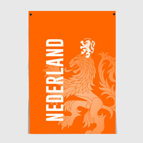 Постер с принтом Сборная Голландии в Курске, 100% бумага
 | бумага, плотность 150 мг. Матовая, но за счет высокого коэффициента гладкости имеет небольшой блеск и дает на свету блики, но в отличии от глянцевой бумаги не покрыта лаком | holland | nederland | netherlands | голландия | нидерланды | сборная голландии | сборная голландии по футболу | сборная нидерландов | форма | футбольные сборные | чемпионат
