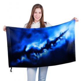 Флаг 3D с принтом НЕОБЫЧНОЕ НЕБО в Курске, 100% полиэстер | плотность ткани — 95 г/м2, размер — 67 х 109 см. Принт наносится с одной стороны | galaxy | nebula | space | star | абстракция | вселенная | галактика | звезда | звезды | космический | планеты