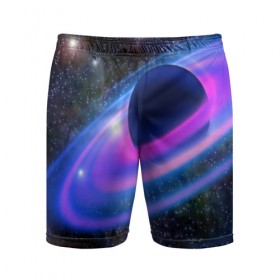 Мужские шорты 3D спортивные с принтом САТУРН в Курске,  |  | galaxy | nebula | space | star | абстракция | вселенная | галактика | звезда | звезды | космический | планеты