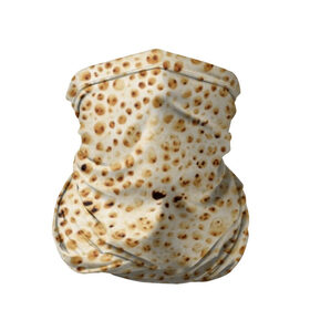 Бандана-труба 3D с принтом Блин в Курске, 100% полиэстер, ткань с особыми свойствами — Activecool | плотность 150‒180 г/м2; хорошо тянется, но сохраняет форму | блин | блины | жареный | лаваш | текстура | фон | хлеб