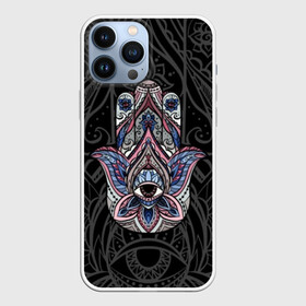 Чехол для iPhone 13 Pro Max с принтом Рука Будды в Курске,  |  | boho | buddha | buddhism | founder | hamsa | hand | indian | monk | ornament | pattern | religion | shakyamuni | spiritual | teacher | бохо | будда | буддизм | духовный | индийский | орнамент | основатель | религии | рука | узор | учитель | хамса 