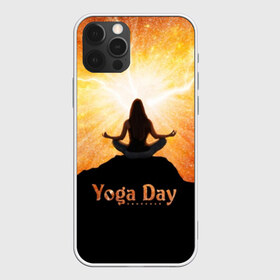 Чехол для iPhone 12 Pro Max с принтом International Yoga Day в Курске, Силикон |  | 21 июня | day | energy | girl | international | ju | lightning | lotus | meditation | mountain | pose | silhouette | sky | space | stars | universe | woman | yoga | yogi | вселенная | гора | девушка | день | женщина | звёзды | йог | йоги | космос | лотос 