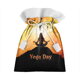 Подарочный 3D мешок с принтом International Yoga Day в Курске, 100% полиэстер | Размер: 29*39 см | 21 июня | day | energy | girl | international | ju | lightning | lotus | meditation | mountain | pose | silhouette | sky | space | stars | universe | woman | yoga | yogi | вселенная | гора | девушка | день | женщина | звёзды | йог | йоги | космос | лотос 