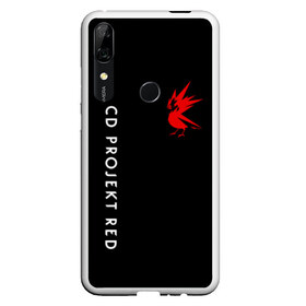 Чехол для Honor P Smart Z с принтом CD RPOJECT RED в Курске, Силикон | Область печати: задняя сторона чехла, без боковых панелей | 2019 | cd project red | cyberpunk 2077 | future | hack | night city | samurai | sci fi | андроиды | безумие | будущее | киберпанк 2077 | логотип | роботы | самураи | фантастика | цифры