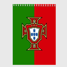Скетчбук с принтом Сборная Португалии в Курске, 100% бумага
 | 48 листов, плотность листов — 100 г/м2, плотность картонной обложки — 250 г/м2. Листы скреплены сверху удобной пружинной спиралью | Тематика изображения на принте: portugal | криштиану роналду | португалия | португальская сборная | сборная португалии | сборная португалии по футболу | форма | футбол | чемпионат
