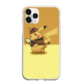 Чехол для iPhone 11 Pro матовый с принтом Пикачу Детектив в Курске, Силикон |  | detective pikachu | pikachu | pokemon | детектив пикачу | пика | покемон