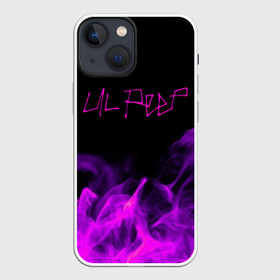 Чехол для iPhone 13 mini с принтом LIL PEEP в Курске,  |  | lil peep | lil prince | logo | music | pink | rap | зарубежная музыка | зарубежные | лил пип | лого | маленький принц | музыка | реп | розовый