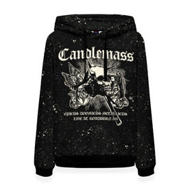 Женская толстовка 3D с принтом Candlemass в Курске, 100% полиэстер  | двухслойный капюшон со шнурком для регулировки, мягкие манжеты на рукавах и по низу толстовки, спереди карман-кенгуру с мягким внутренним слоем. | doom | metal | группы | дум | дум метал | метал | музыка | рок