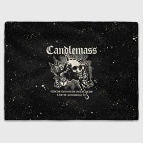 Плед 3D с принтом Candlemass в Курске, 100% полиэстер | закругленные углы, все края обработаны. Ткань не мнется и не растягивается | doom | metal | группы | дум | дум метал | метал | музыка | рок