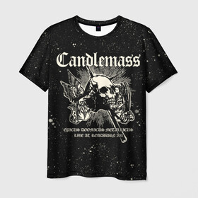 Мужская футболка 3D с принтом Candlemass в Курске, 100% полиэфир | прямой крой, круглый вырез горловины, длина до линии бедер | Тематика изображения на принте: doom | metal | группы | дум | дум метал | метал | музыка | рок