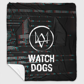 Плед с рукавами с принтом WATCH DOGS в Курске, 100% полиэстер | Закругленные углы, все края обработаны. Ткань не мнется и не растягивается. Размер 170*145 | action | ct os | ded sec | fox | game | gamer | glitch | hacker | player | watch dogs | watch dogs 2 | глитч | знак лиса | игра | компьютерная игра | маркус | хакер