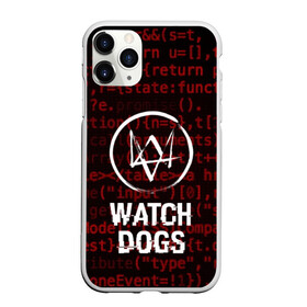 Чехол для iPhone 11 Pro матовый с принтом WATCH DOGS в Курске, Силикон |  | Тематика изображения на принте: action | ct os | ded sec | fox | game | gamer | glitch | hacker | player | watch dogs | watch dogs 2 | глитч | знак лиса | игра | компьютерная игра | маркус | хакер