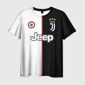 Мужская футболка 3D с принтом Juventus Dybala home 19-20 в Курске, 100% полиэфир | прямой крой, круглый вырез горловины, длина до линии бедер | dybala | juventus | аргентина | дибала | пауло дибала | футбол | ювентус