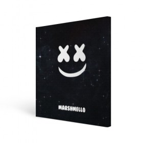 Холст квадратный с принтом Marshmello Cosmos в Курске, 100% ПВХ |  | dj | marshmello | usa | америка | клубная музыка | мармело | маршмелло | маршмеллоу | музыка | музыкант