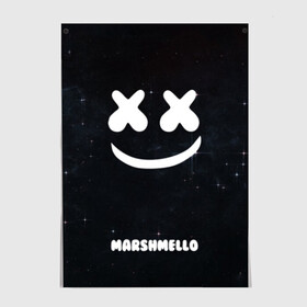 Постер с принтом Marshmello Cosmos в Курске, 100% бумага
 | бумага, плотность 150 мг. Матовая, но за счет высокого коэффициента гладкости имеет небольшой блеск и дает на свету блики, но в отличии от глянцевой бумаги не покрыта лаком | dj | marshmello | usa | америка | клубная музыка | мармело | маршмелло | маршмеллоу | музыка | музыкант