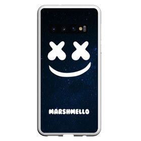 Чехол для Samsung Galaxy S10 с принтом Marshmello Cosmos в Курске, Силикон | Область печати: задняя сторона чехла, без боковых панелей | Тематика изображения на принте: dj | marshmello | usa | америка | клубная музыка | космос | мармело | маршмелло | маршмеллоу | музыка | музыкант | небо