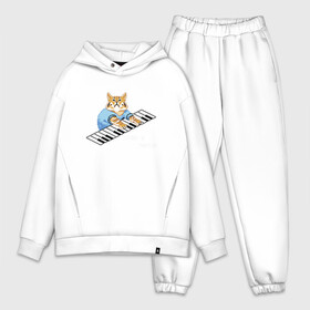 Мужской костюм хлопок OVERSIZE с принтом IT CROWD 8 bit cat в Курске,  |  | 8 bit cat | 8 бит кот | cat | game | game over | it crowd | old gamer | компьютерщики | котики | котэ | майка роя