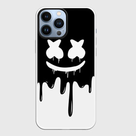 Чехол для iPhone 13 Pro Max с принтом MARSHMELLO в Курске,  |  | black  white | colors | dj | marshmello | paints | usa | америка | клубная музыка | краски | маршмелло | музыка | музыкант
