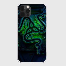 Чехол для iPhone 12 Pro Max с принтом RAZER в Курске, Силикон |  | game | razer | texture | зеленый | игровое лого | игромания | игры | рэйзер | текстуры