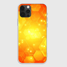 Чехол для iPhone 12 Pro Max с принтом ОРАНЖЕВЫЕ СОТЫ в Курске, Силикон |  | abstraction | cyber | cyberpunk | future | geometry | hexagon | neon | techno | texture | абстракция | броня | геометрия | кибер | краски | неон | неоновый | сетка | соты | стальная броня | стальные соты | текстура | шестигранники