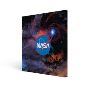 Холст квадратный с принтом NASA в Курске, 100% ПВХ |  | galaxy | nasa | nebula | space | star | абстракция | вселенная | галактика | звезда | звезды | космический | наса | планеты