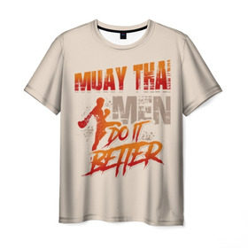 Мужская футболка 3D с принтом Muay Thai в Курске, 100% полиэфир | прямой крой, круглый вырез горловины, длина до линии бедер | Тематика изображения на принте: fight | muay thai | thai boxing | ufc | бокс | ката | кикбоксин | лаос | лоу кик | муай | мьянма | поединок | таиланд | тай | тайский | таолу