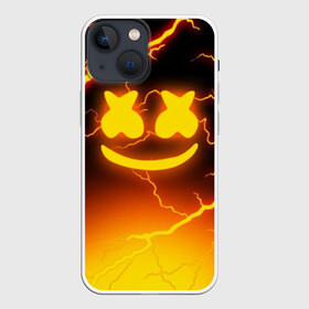 Чехол для iPhone 13 mini с принтом THUNDER MELLO в Курске,  |  | dj | marshmello | thunder | usa | америка | клубная музыка | маршмелло | молнии | музыка | музыкант